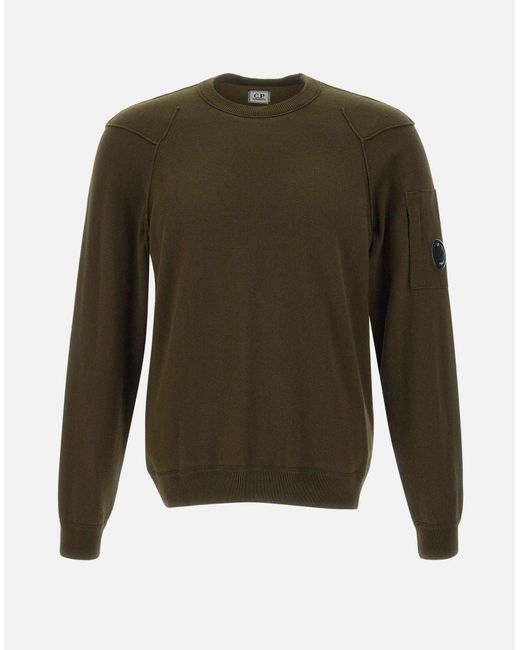 C.P. Azienda Sea Island Crewneck Munty di C P Company in Green da Uomo