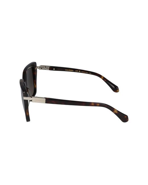 Ferragamo Sonnenbrille SF1106 S 242 dunkle Schildkröte /14 /140 in Black für Herren