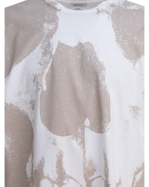 McQueen White T-Shirt for men