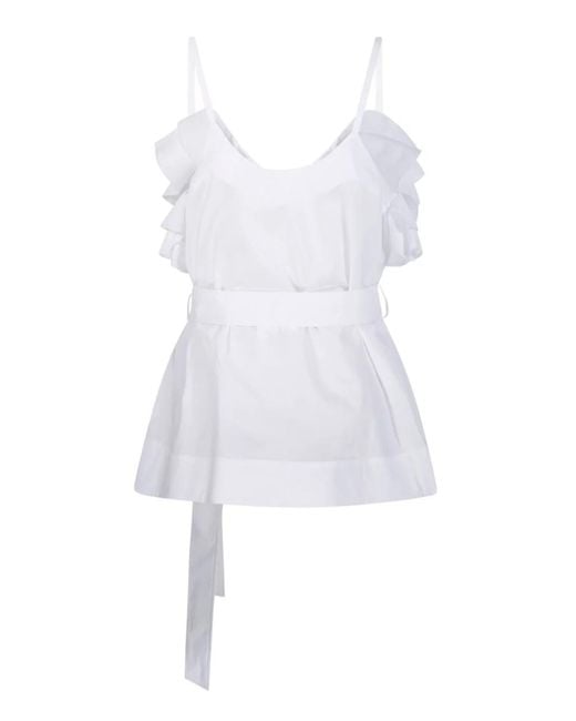 P.A.R.O.S.H. White Blusa