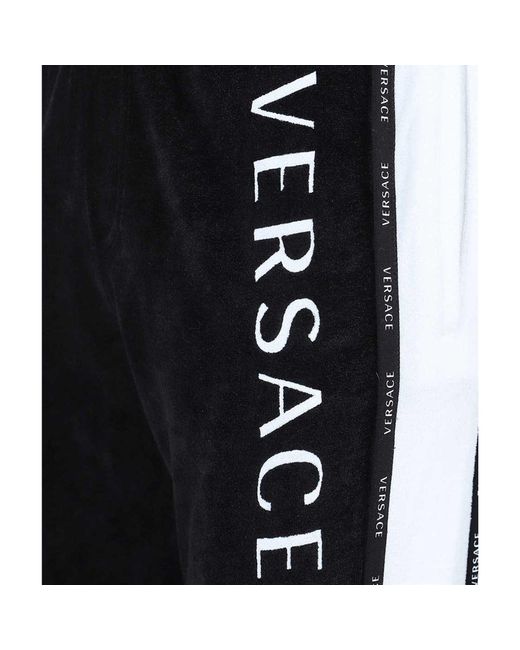Versace Logo Sweatpants in het Black voor heren