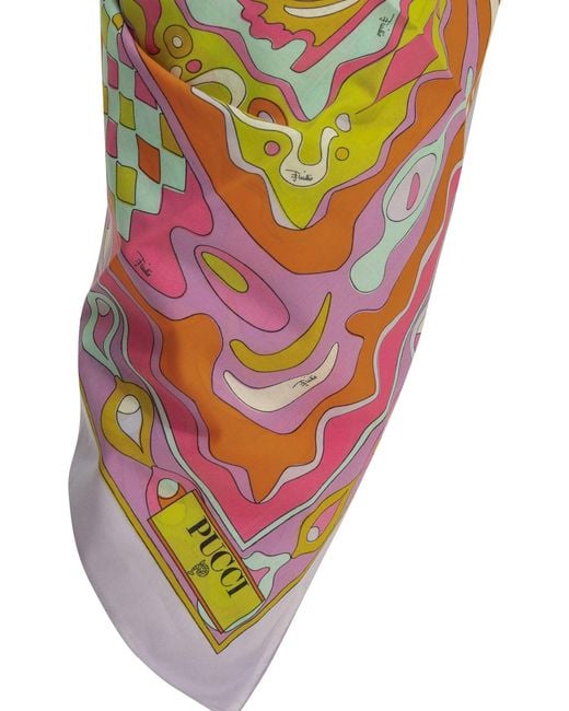 Emilio Pucci Multicolor "Angoli" Pareo