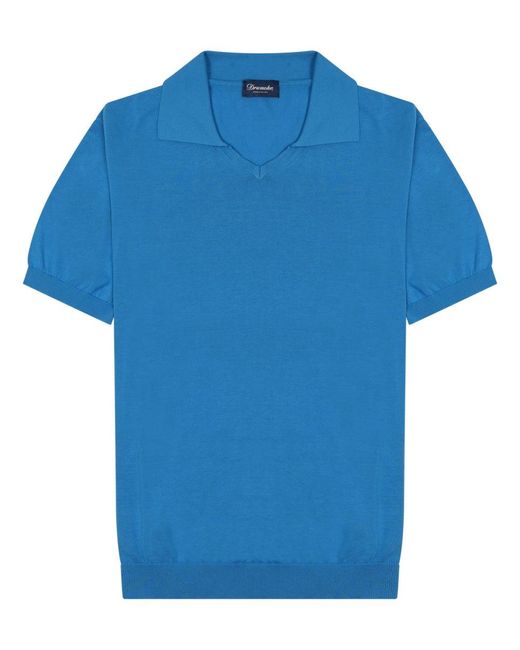 Drumohr Polo Blue for men
