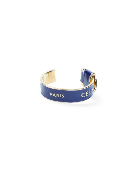 Céline Blue Knotted Cuff Bracelet
