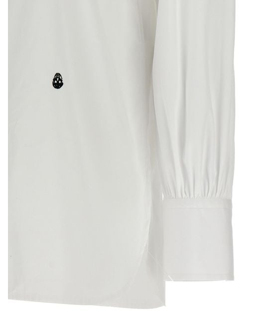 Alexander McQueen White Tuxedo -Hemd