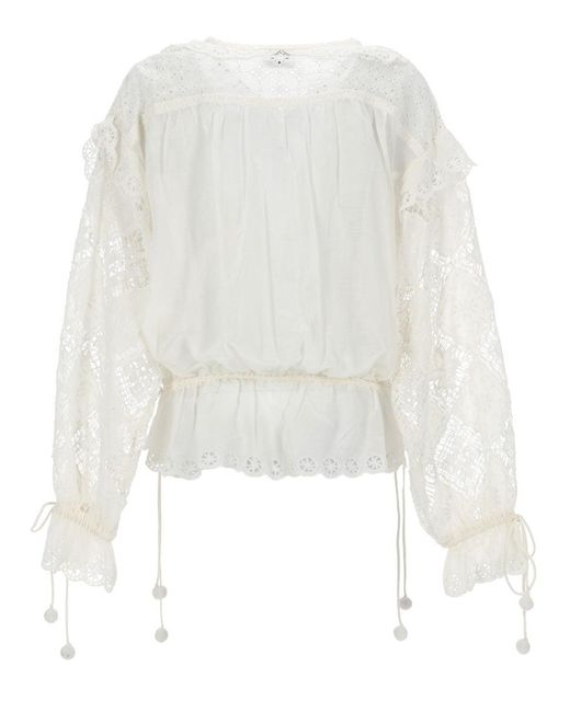 Isabel Marant White Elegant Mini Dress For