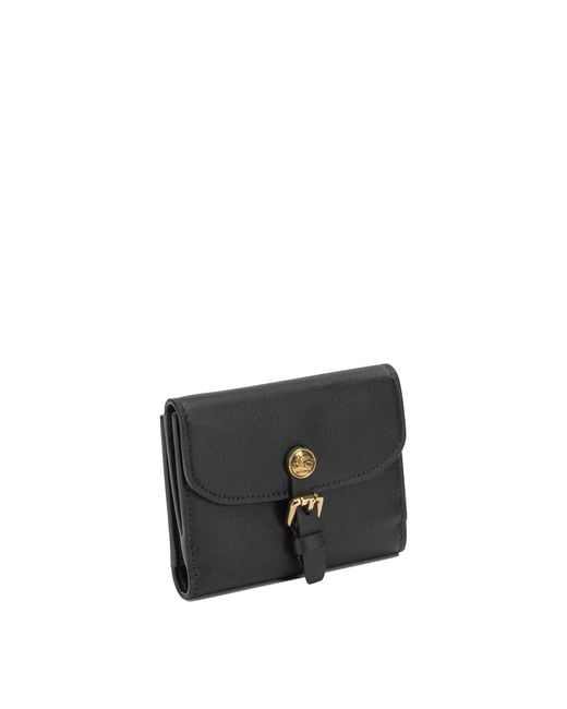 Etro Black "Pony" Wallet
