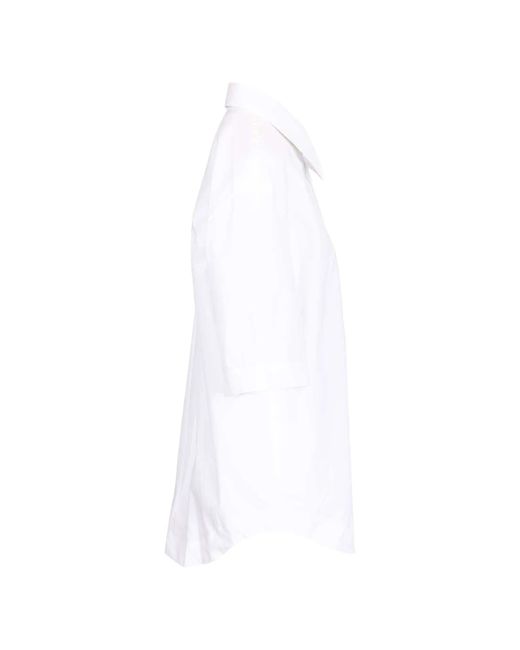 AMI White Hemd Mit Brusttasche