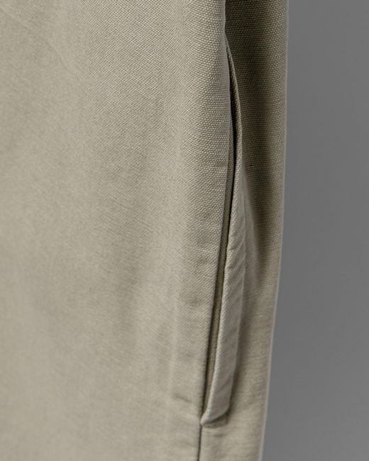 A.P.C. Gray A-Line Dress With Front Button Placket