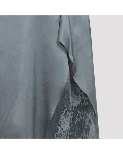 Acne Viscose Midi-jurk in het Blue