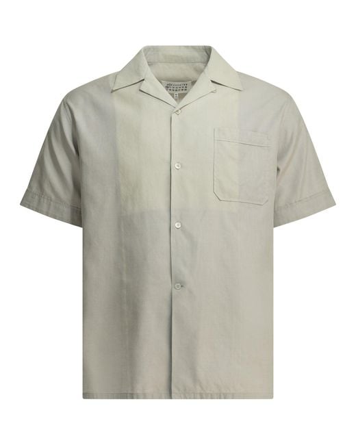 Maison Margiela White Casual Cotton Shirt for men