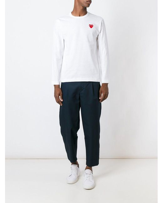 Comme des Garçons White Cotton T-Shirt