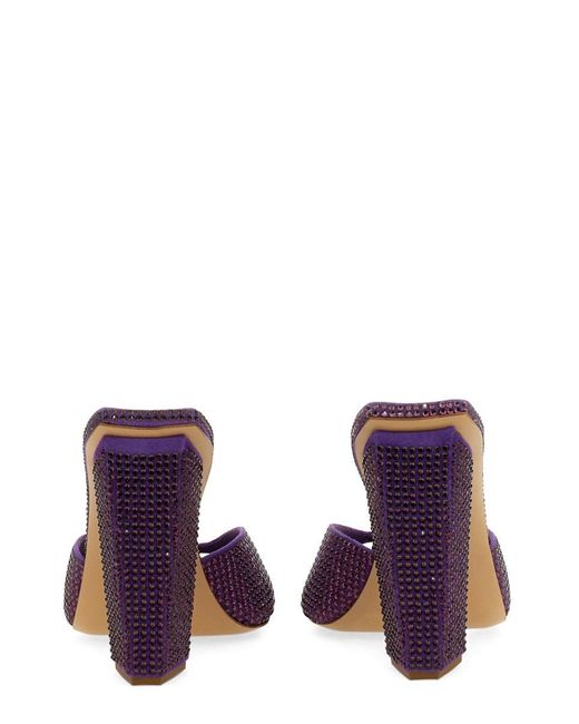 Gia Borghini Purple Rosie 14 Sandal for men