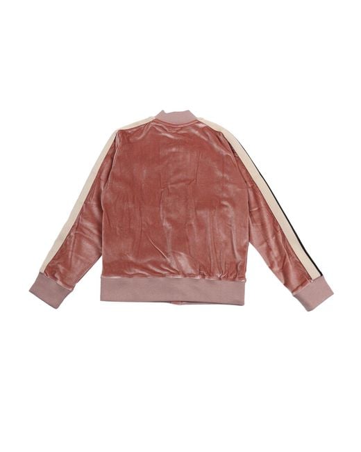 Palm Angels Pink Pa Chenille Track Jkt Antique Rose