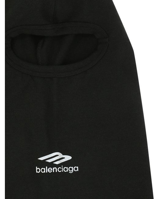 Balenciaga "3 B Sporticoon" Gezichtsmasker in het Black