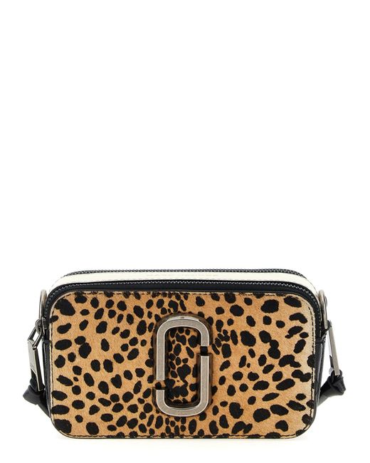 Marc Jacobs Metallic 'The Cheetah Snapshot' Crossbody -Tasche