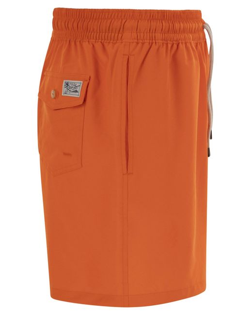 Polo Ralph Lauren Orange Traveler Classic 14.6 Cm Beach Boxers for men