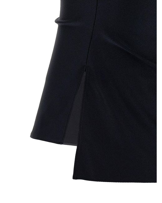 Coperni Black Top "Asymmetric Flower"