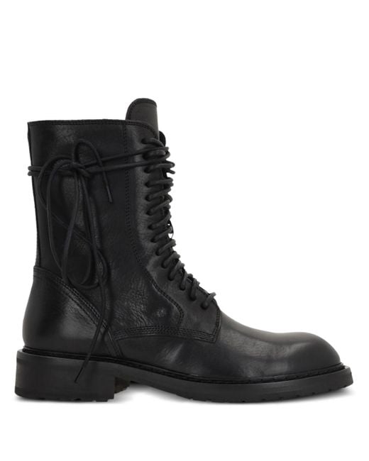 Stivali Stringati di Ann Demeulemeester in Black