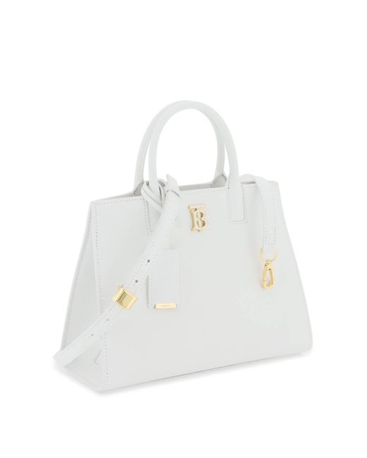 Frances Handbag Burberry de color White