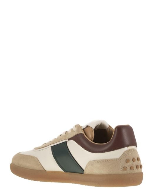 Tod's Multicolor Suede Leather Tabs Sneakers for men
