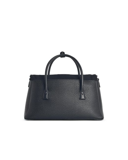 Maison Margiela Blue '5Ac East West' Leather Bag