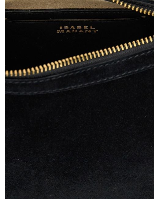 Isabel Marant Black 'Oskan Moon' Shoulder Bag
