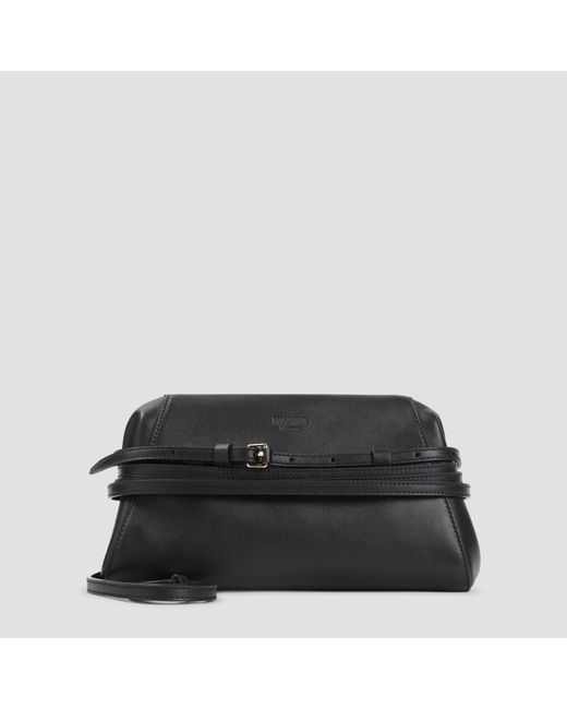 Moschino Black Belted Shoulder Bag