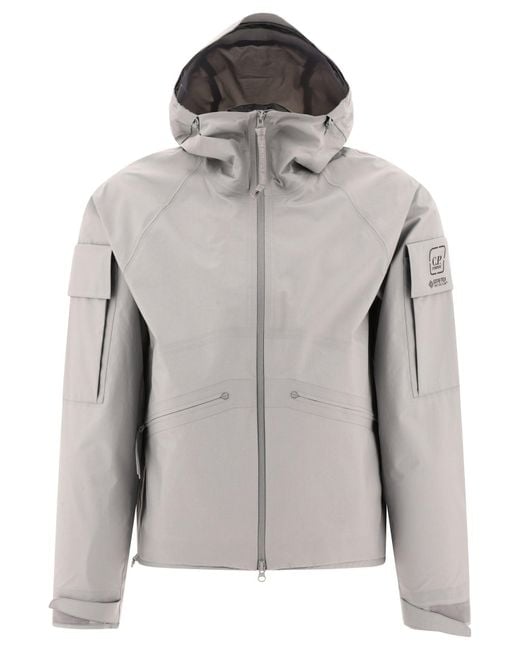 C P Company Gray "Metropolis Series Gore-Tex Infinium" Jacket for men