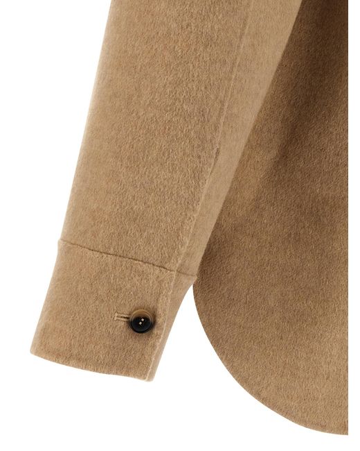 J.W. Anderson Wool Overhirt in het Natural voor heren