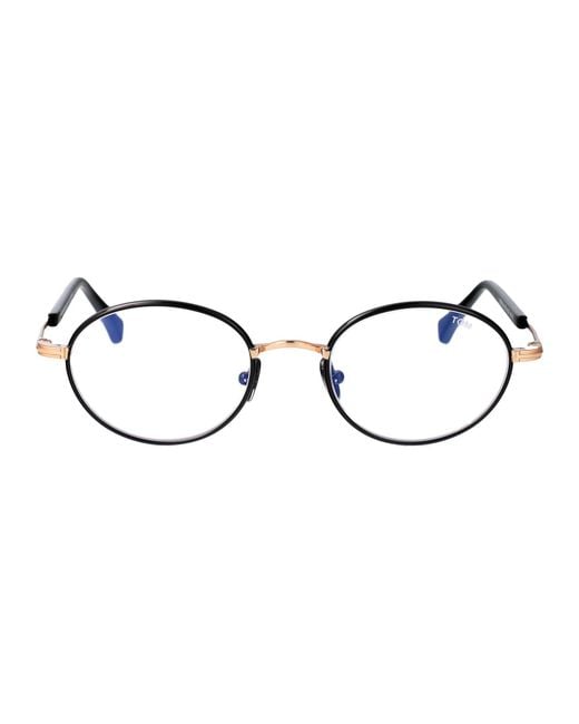 Tom Ford Black Round Optical Ft5973 B 005 for men