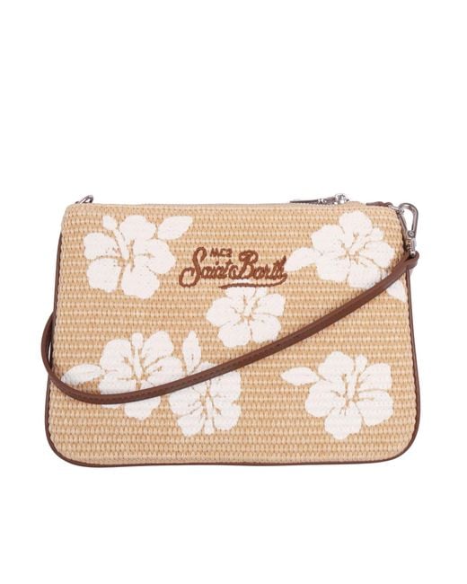 Mc2 Saint Barth Natural Parisienne Straw Hibiscus 1110 Emb