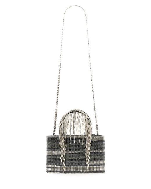 Kara Gray Bag With Crystals