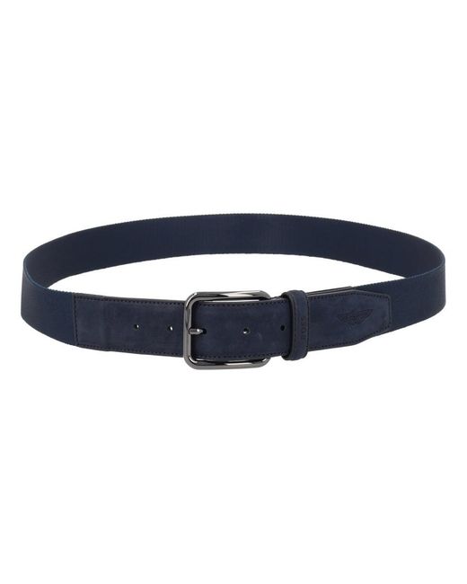 Boss Blue X Aston Martin" Leather Belt for men