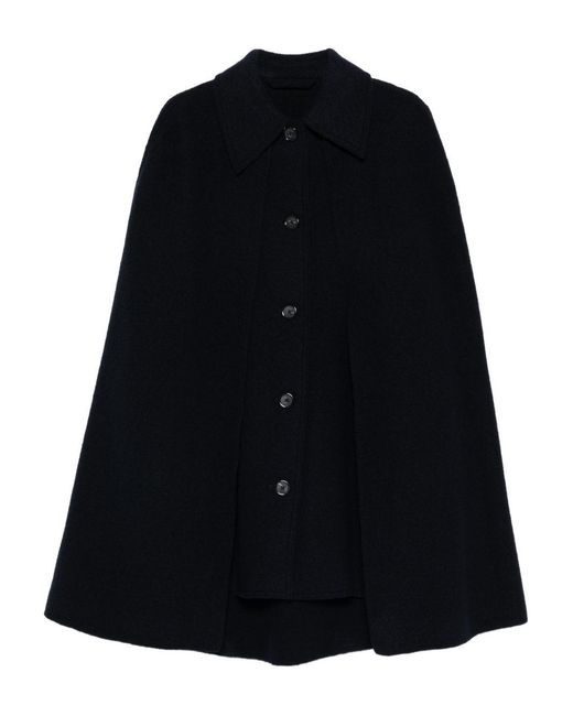 Totême  Jas Met Cape in het Black