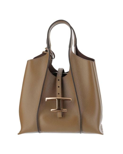 Tod 's Mini-sac à provisions en cuir Tod's en coloris Brown