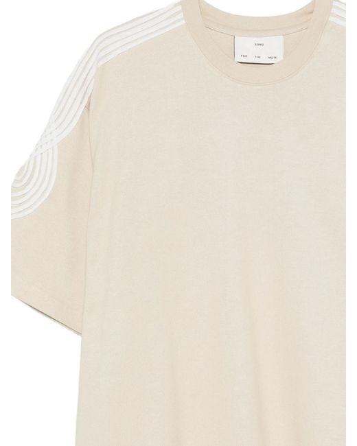 Song For The Mute White 'Applique' Gym Tee