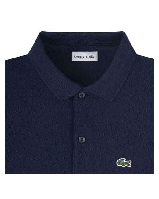 Lacoste Blue Polo With Logo