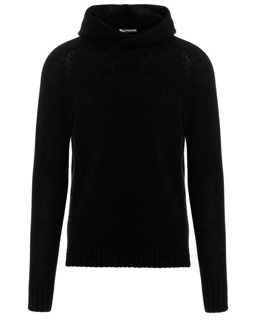 Ma'ry'ya Kapuzenpullover in Black für Herren