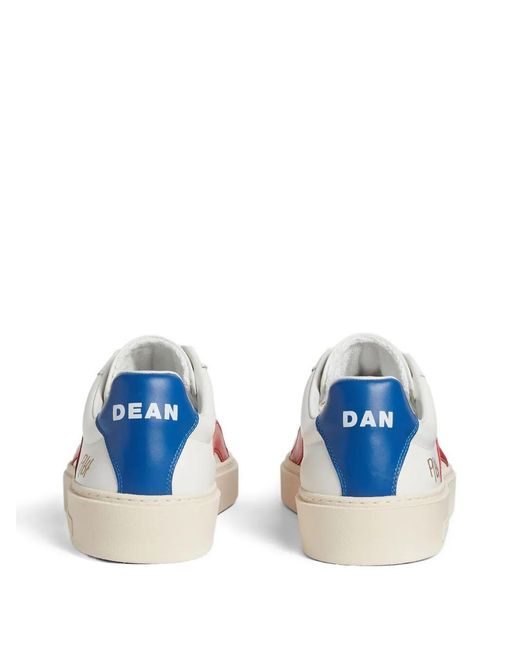 DSquared² Leren Sneakers in het Pink voor heren