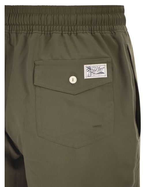 Polo Ralph Lauren Green Traveler Classic 14.6 Cm Beach Boxers for men