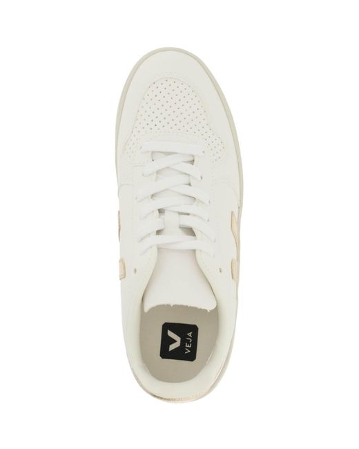 Veja White V-10 Sneakers