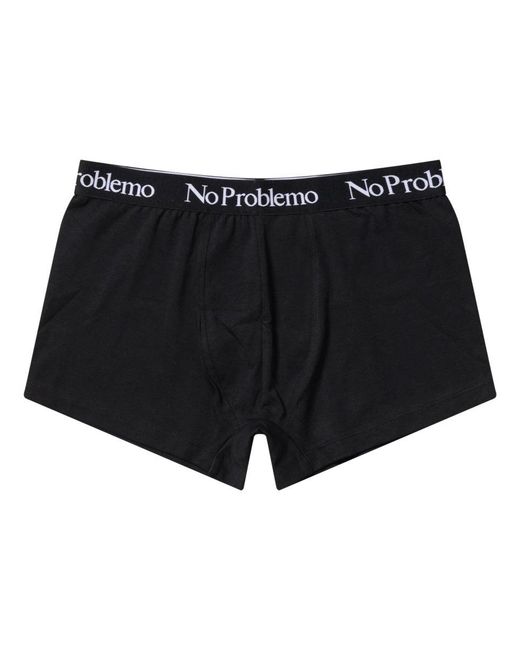 No Problemo Black 3 Pack Boxer Con Logo