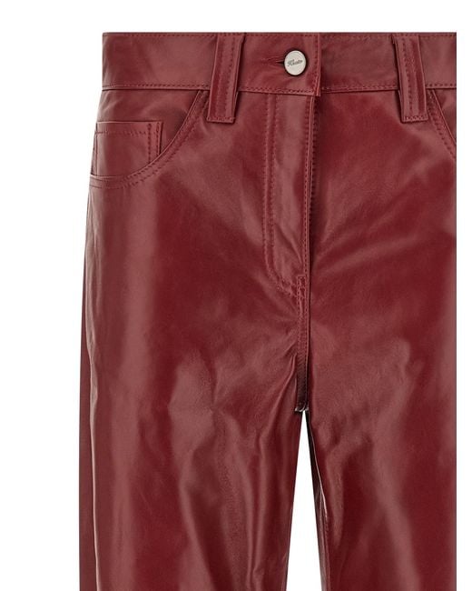 Khaite Red 'Callum' Pants