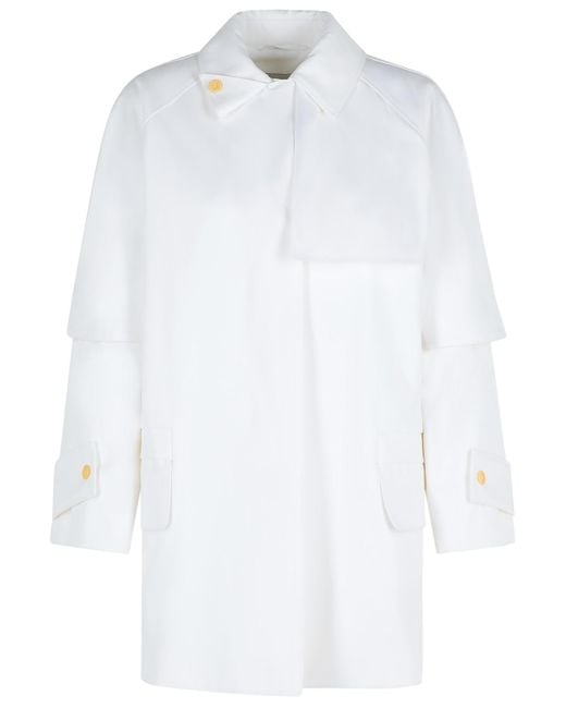 'Baba' Rair de algodón blanco Max Mara de color White