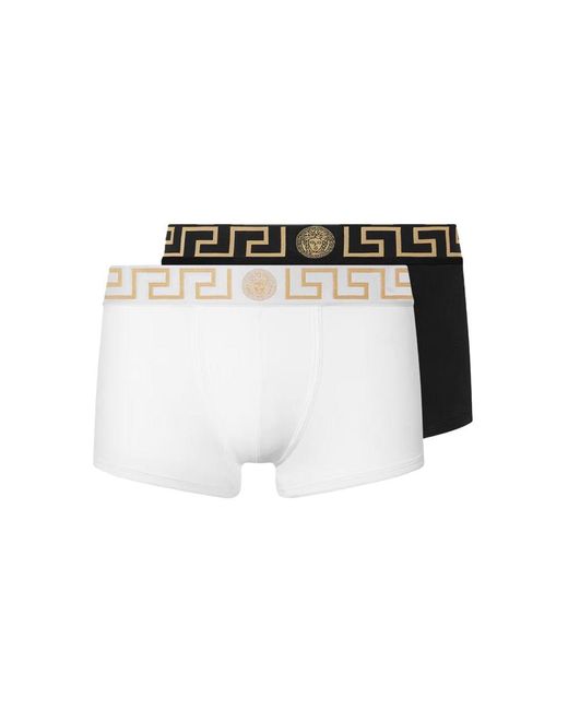 Versace White Bi Pack Boxer