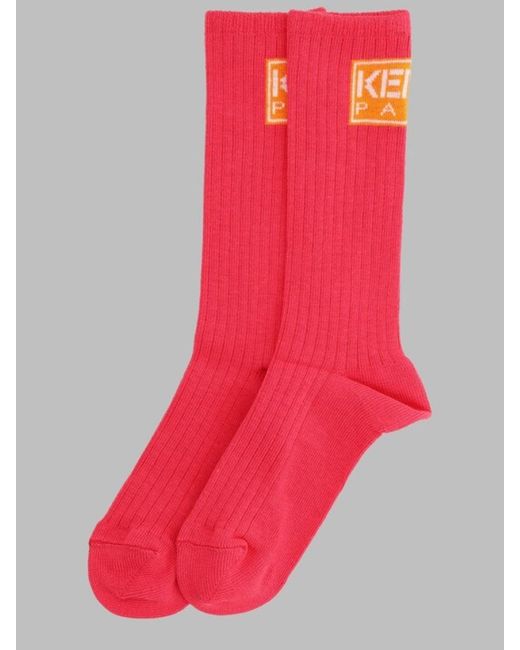KENZO Red Paris Socks