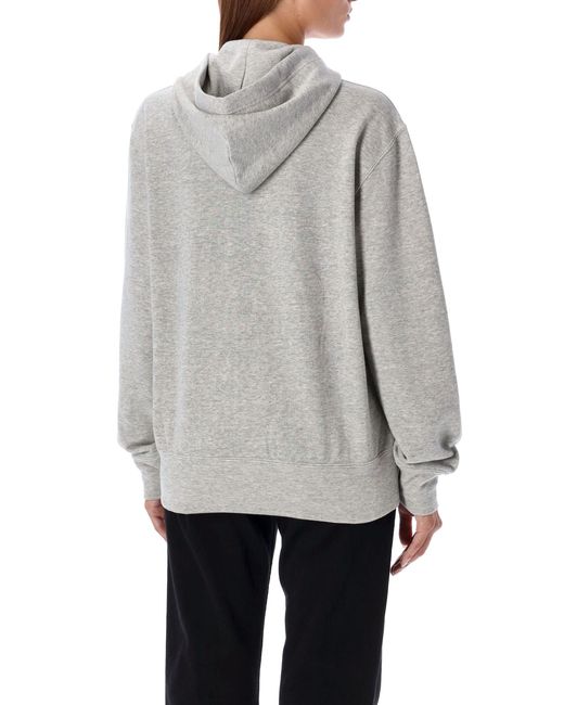 COMME DES GARÇONS PLAY Gray Icon Heart Full Zip Hoodie