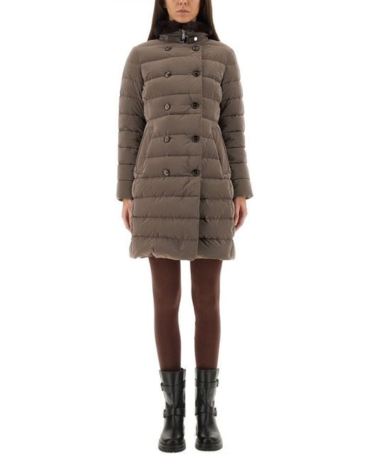 Veste rembourrée de moteur "Longan OS" Moorer en coloris Brown