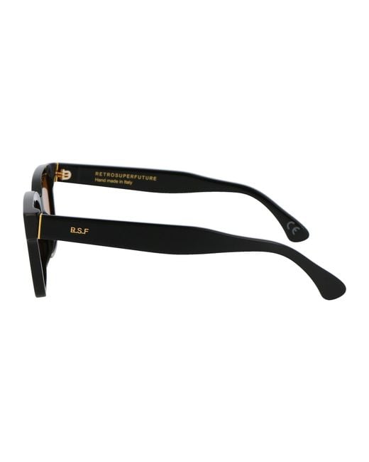 Retrosuperfuture Black Sunglasses 9 I2 Blk